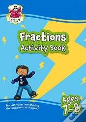 Capa do artigo Fractions Maths Activity Book For Ages 7-8 (Year 3)