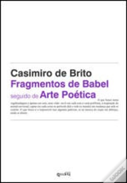 Capa do artigo Fragmentos de Babel seguidos de Arte Poética