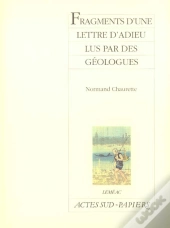 Fragments D'Une Lettre D'Adieu Lus Par Des Géologues