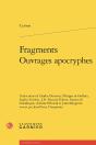 Fragments. Ouvrages Apocryphes. - Preview