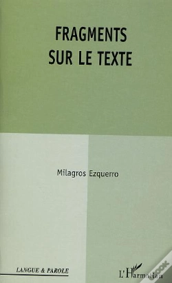 Capa do artigo Fragments Sur Le Texte