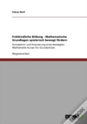 Frahkindliche Bildung - Mathematische Grundlagen Spielerisch Bewegt Faã‚Â¶Rdern