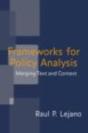 Frameworks For Policy Analysis - Preview