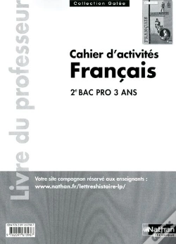 Capa do artigo Francais 2eme Bac Pro (Galee) Professeur 2011