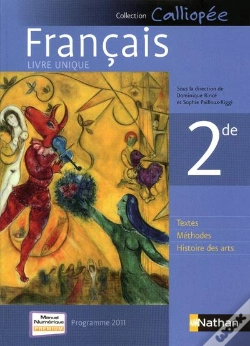Capa do artigo Francais ; 2nde ; Livre Unique (Edition 2011)