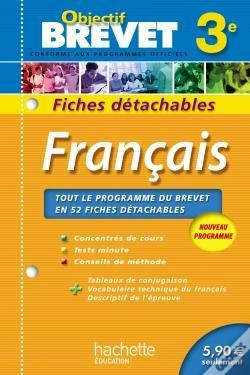 Capa do artigo Francais ; 3eme ; Fiches Detachables