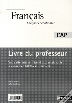 Capa do artigo Francais (Cahier D'Activites) - Analyser Et Confronter Cap Professeur 2008