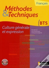 Francais Culture Generale Et Expression (Methodes  Et Techniques) Bts Eleve + Cd Rom Eleve 2012