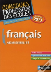 Capa do artigo Francais Session 2013 Admissibilite