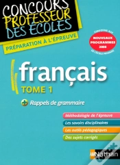 Capa do artigo Français T.1 ; Concours Professeur Des Écoles (Édition 2008)
