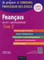 Français T.2 ; Professeur Des Écoles ; Écrit D'Admissibilté ; Crpe 2016 (4e Édition) - Preview