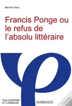 Capa do artigo Francis Ponge Ou Le Refus De L'Absolu Littéraire