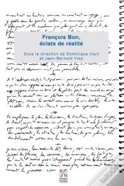 Capa do artigo François Bon ; Éclats De Réalité