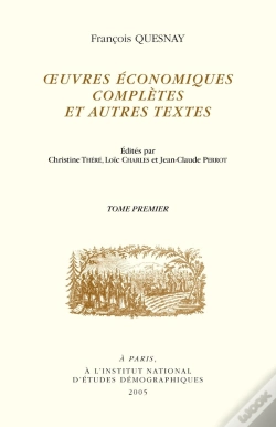 Capa do artigo François Quesnay. Oeuvres Économiques Complètes Et Autres Textes