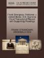 Frank Strangway, Petitioner, V. United States. U.S. Supreme Court Transcript Of Record With Supporting Pleadings - Preview