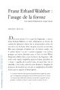Franz Erhard Walther : L'Usage De  La Forme, Les Annees Fondatrices (1953-1972) - Preview