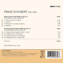 Capa do artigo Franz Schubert: Four Impromptus D899, Op. 90/Piano Sonata in G... - CD