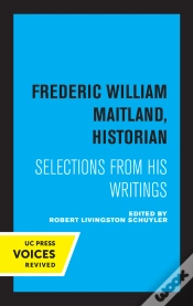 Capa do artigo Frederic William Maitland, Historian