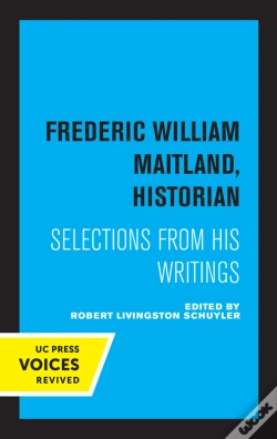 Capa do artigo Frederic William Maitland, Historian
