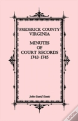 Capa do artigo Frederick County, Virginia Minutes Of Co