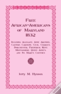 Capa do artigo Free African-Americans Maryland, 1832: I