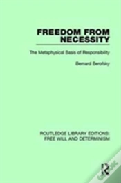 Capa do artigo Freedom From Necessity