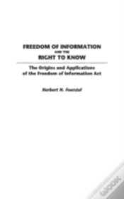 Capa do artigo Freedom Of Information And The Right To Know