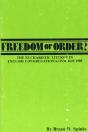 Freedom Or Order? - Preview