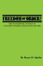 Freedom Or Order? - Preview