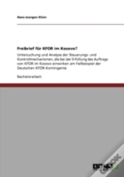 Capa do artigo Freibrief Far Kfor Im Kosovo?