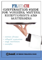 French Conversation Guide For Workers, Waiters, Receptionists And Bartenders - Preview