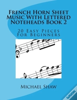 Capa do artigo French Horn Sheet Music With Lettered Noteheads Book 2