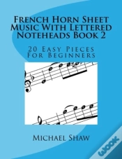 Capa do artigo French Horn Sheet Music With Lettered Noteheads Book 2