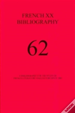 Capa do artigo French Xx Bibliography, Volume 62