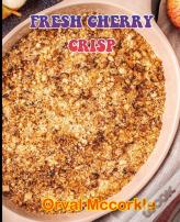 Fresh Cherry Crisp
