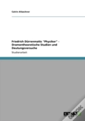 Capa do artigo Friedrich Darrenmatts "Physiker" - Dramentheoretische Studien Und Deutungsversuche
