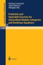 Frobenius And Separable Functors For Generalized Module Categories And Nonlinear Equations - Preview