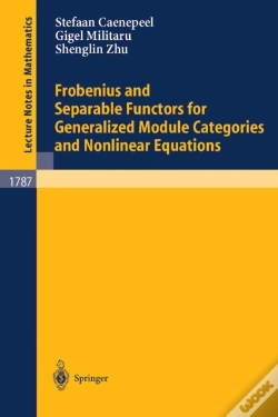Capa do artigo Frobenius And Separable Functors For Generalized Module Categories And Nonlinear Equations