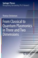 From Classical To Quantum Plasmonics In Three And Two Dimensions