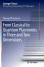 From Classical To Quantum Plasmonics In Three And Two Dimensions - Preview