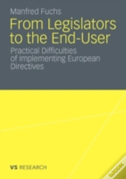 Capa do artigo From Legislators To The End-User