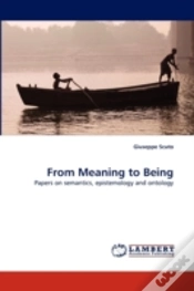 Capa do artigo From Meaning To Being