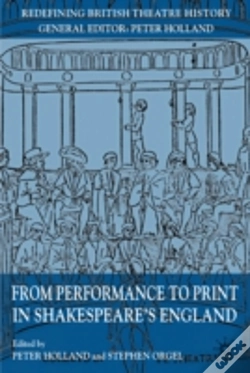 Capa do artigo From Performance To Print In Shakespeare'S England