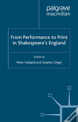 Capa do artigo From Performance To Print In Shakespeare'S England