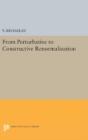 From Perturbative To Constructive Renormalization - Preview