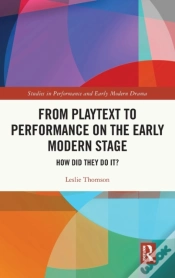Capa do artigo From Playtext To Performance On The Early Modern Stage