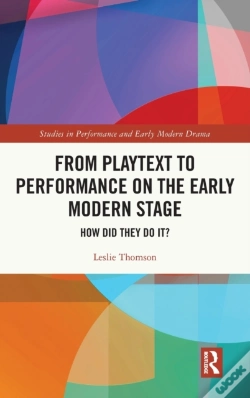Capa do artigo From Playtext To Performance On The Early Modern Stage