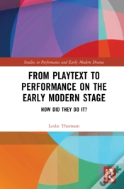 Capa do artigo From Playtext To Performance On The Early Modern Stage