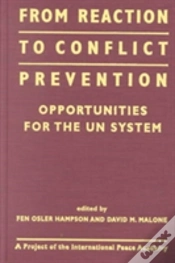 Capa do artigo From Reaction To Conflict Prevention