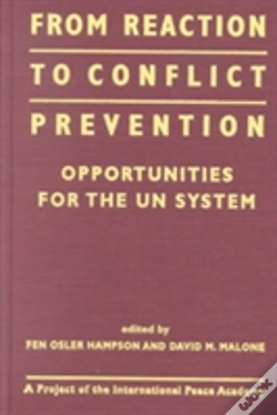 Capa do artigo From Reaction To Conflict Prevention